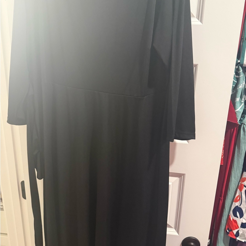 Amazon Classic Black Long Sleeve Dress